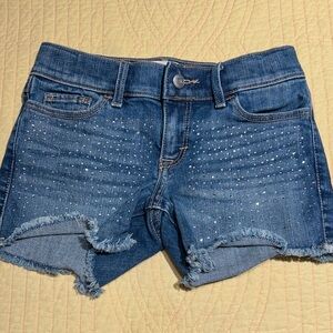 Abercrombie Kids Denim Shorts with Glitter Accents